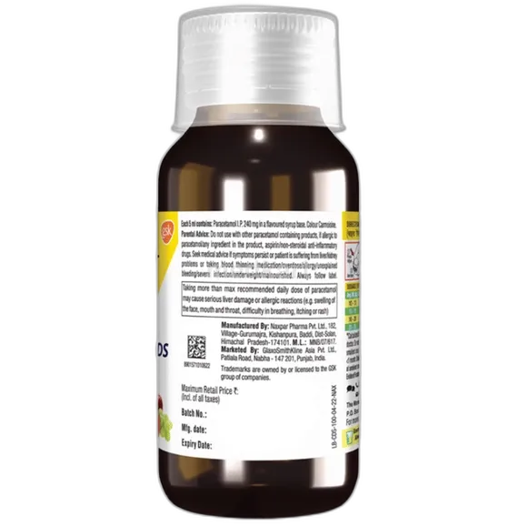 crocin ds 240mg syp 100ml